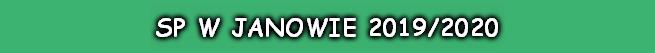 SP W JANOWIE 2019/2020